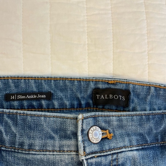 Talbots Size 14 Ankle Slim Leg Jeans - Picture 5 of 7